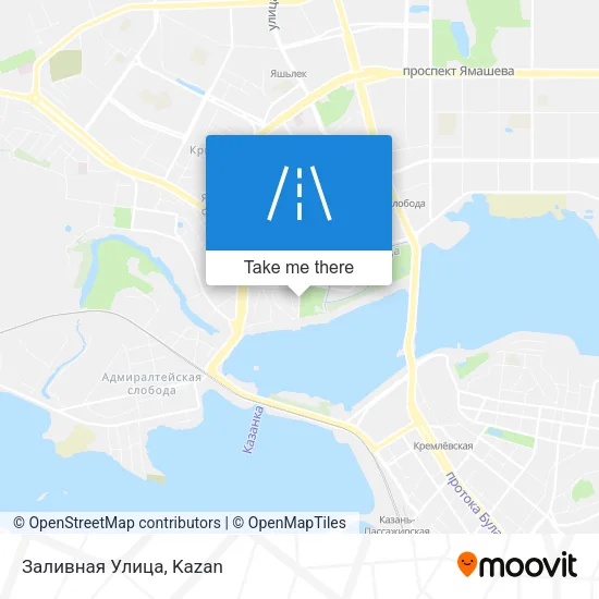 Заливная Улица map