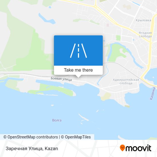 Заречная Улица map