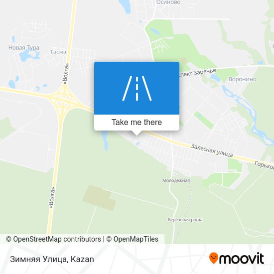 Зимняя Улица map