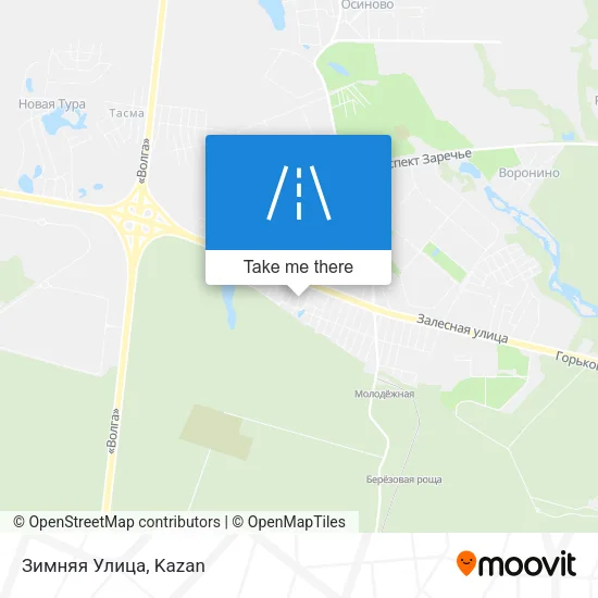 Зимняя Улица map