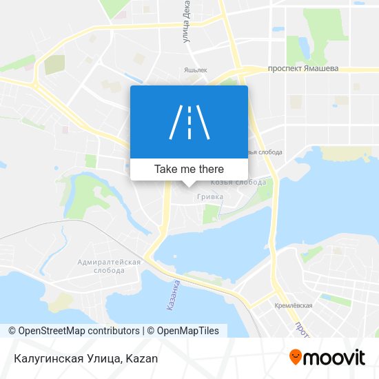 Калугинская Улица map