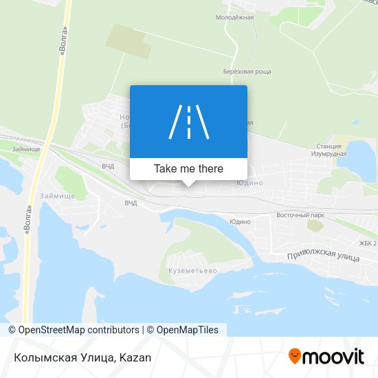Колымская Улица map