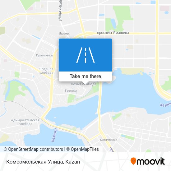 Комсомольская Улица map