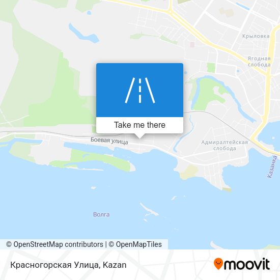 Красногорская Улица map