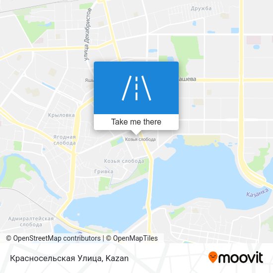 Красносельская Улица map