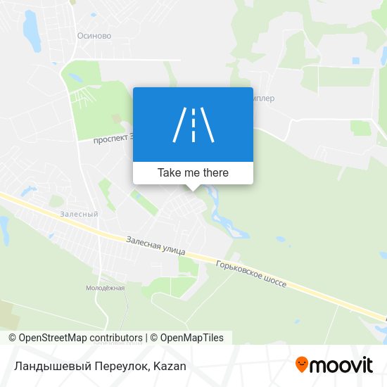 Ландышевый Переулок map