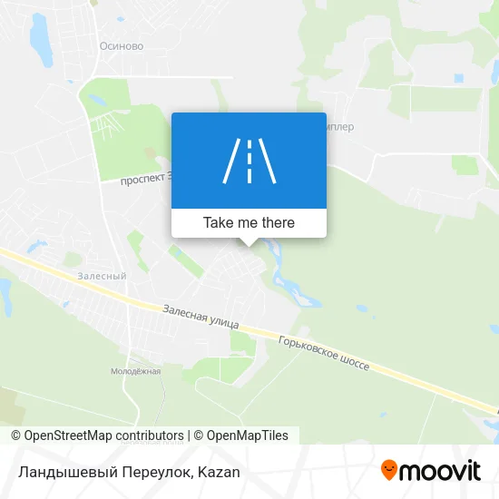 Ландышевый Переулок map