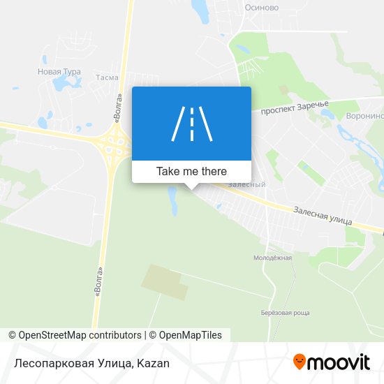 Лесопарковая Улица map
