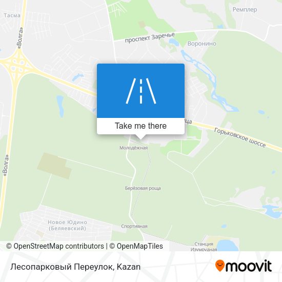 Лесопарковый Переулок map