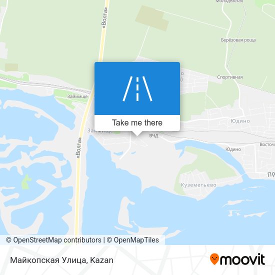 Майкопская Улица map