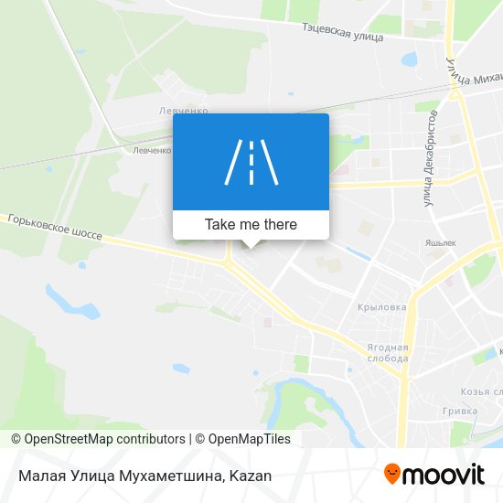 Малая Улица Мухаметшина map