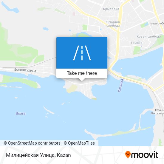 Милицейская Улица map