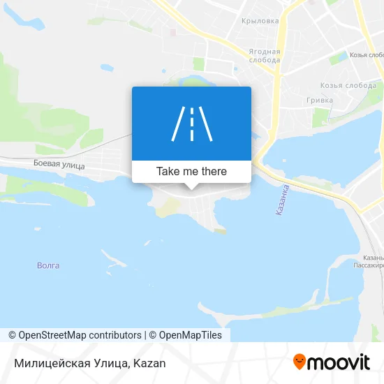 Милицейская Улица map
