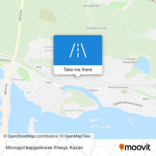 Молодогвардейская Улица map