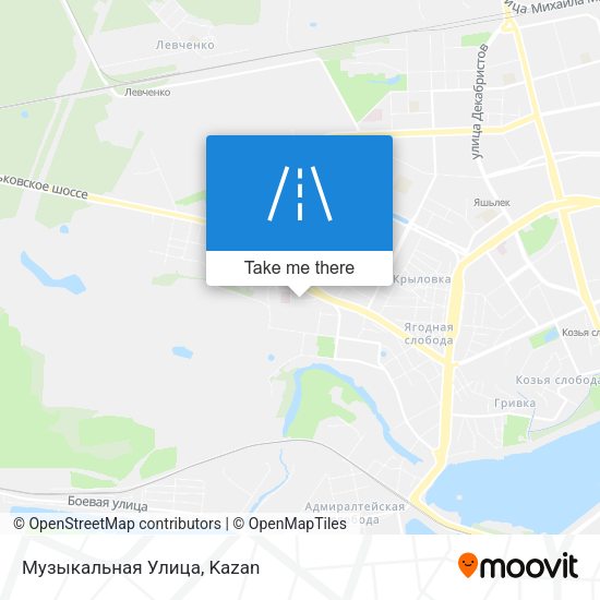Музыкальная Улица map