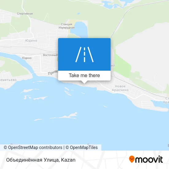 Объединённая Улица map