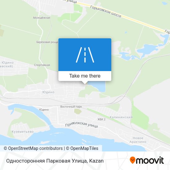 Односторонняя Парковая Улица map