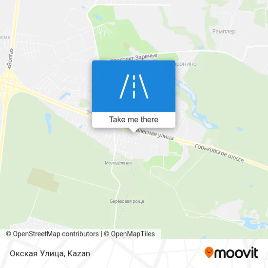 Окская Улица map