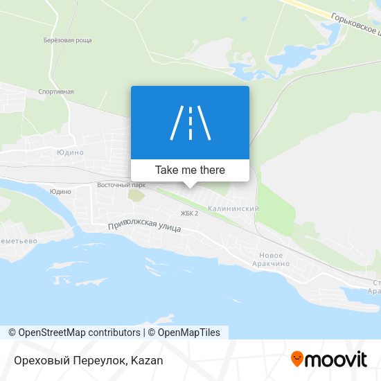Ореховый Переулок map