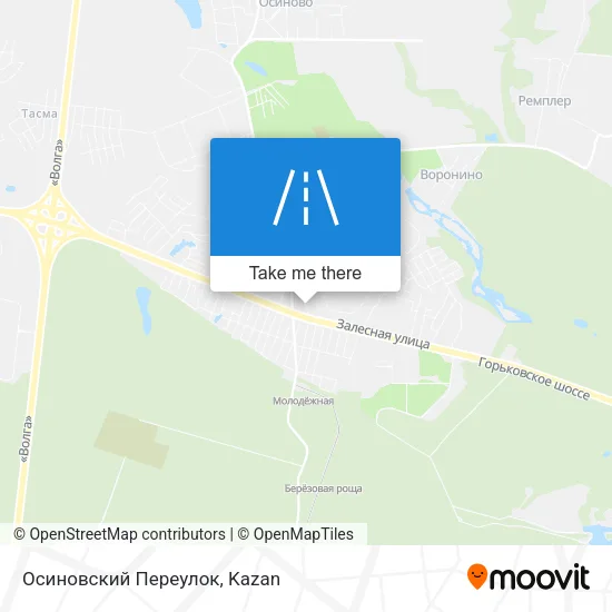 Осиновский Переулок map