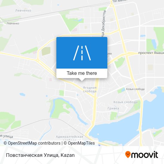 Повстанческая Улица map