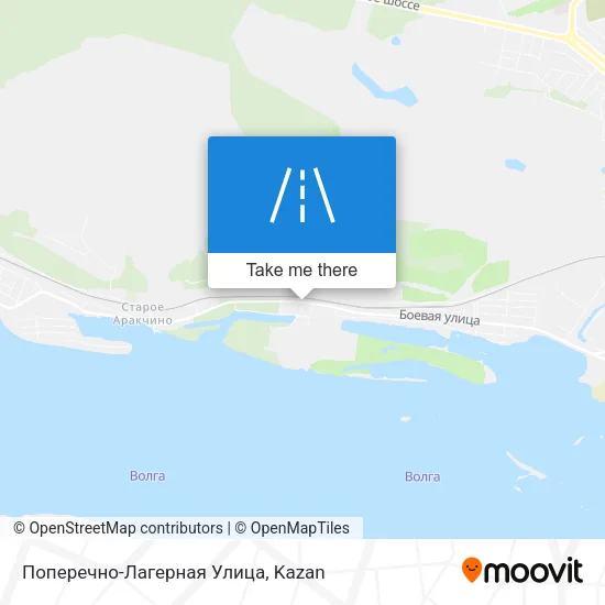 Поперечно-Лагерная Улица map
