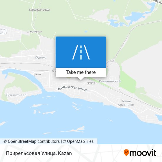 Прирельсовая Улица map