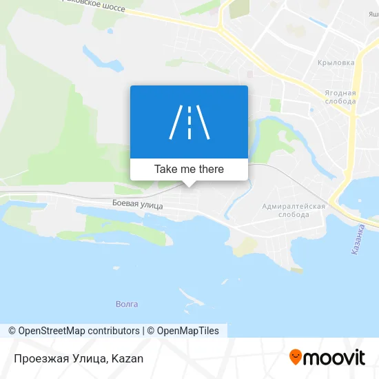 Проезжая Улица map