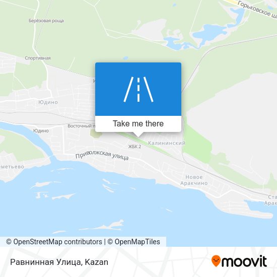 Равнинная Улица map