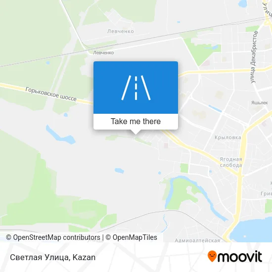 Светлая Улица map