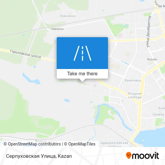 Серпуховская Улица map