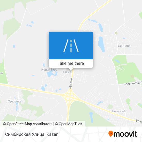Симбирская Улица map