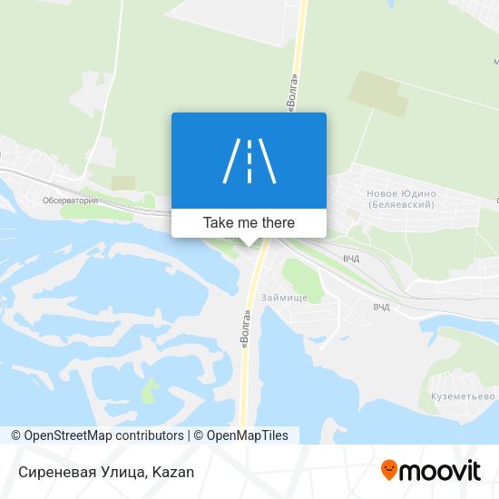 Сиреневая Улица map