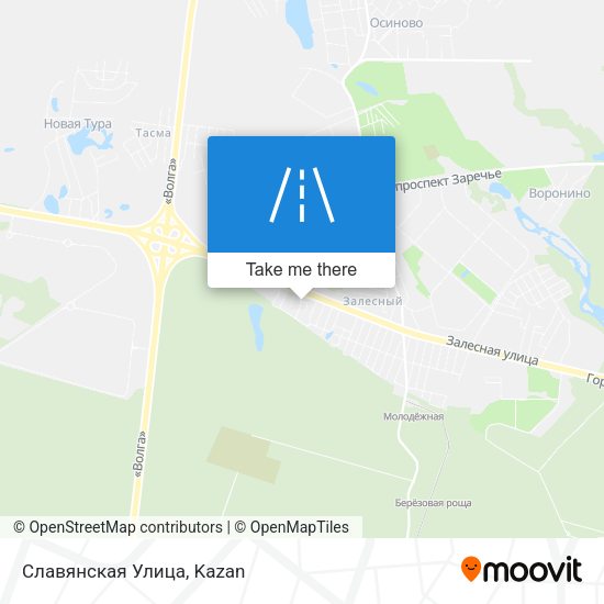 Славянская Улица map