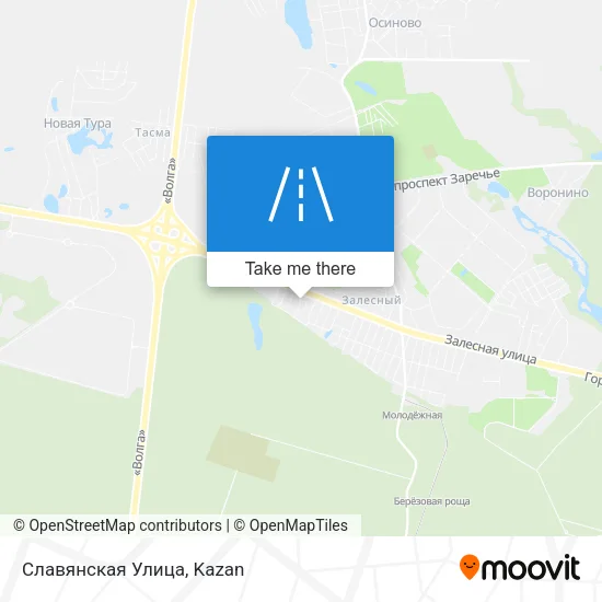 Славянская Улица map