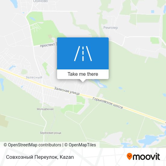 Совхозный Переулок map