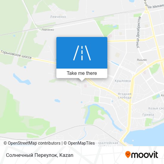 Солнечный Переулок map