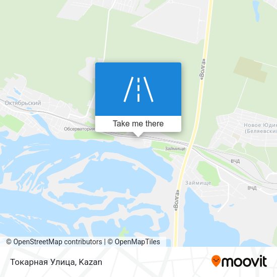 Токарная Улица map
