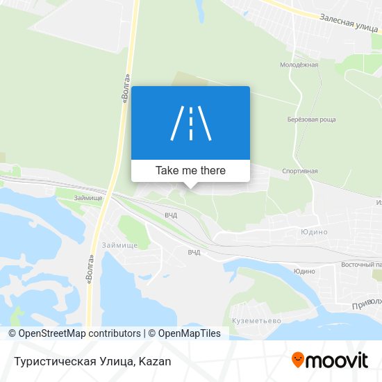 Туристическая Улица map