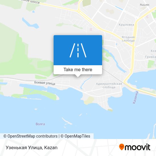 Узенькая Улица map