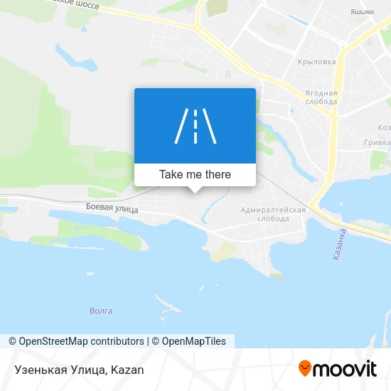 Узенькая Улица map