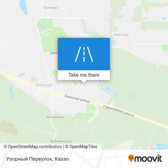 Узорный Переулок map