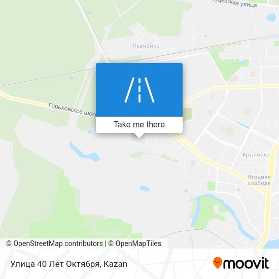 Улица 40 Лет Октября map