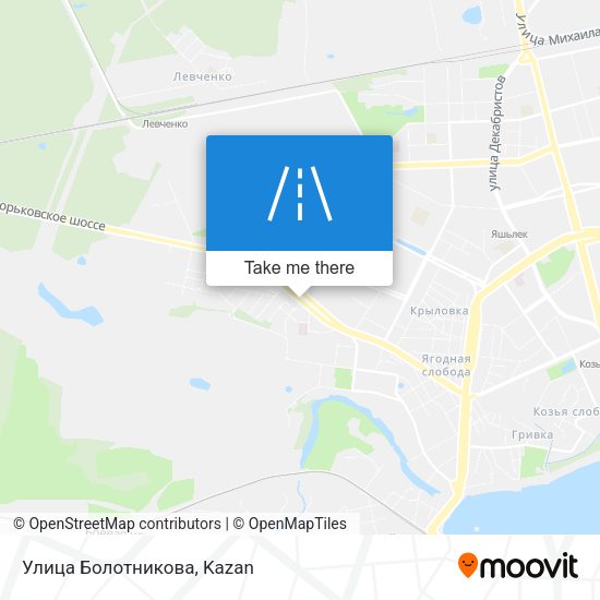 Улица Болотникова map