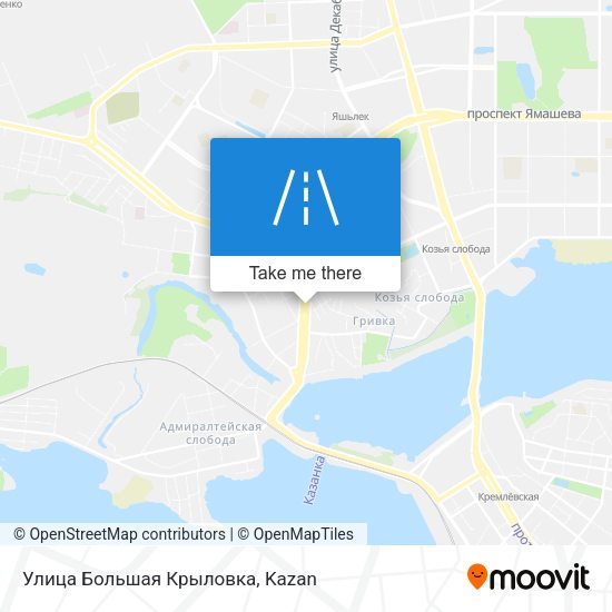 Улица Большая Крыловка map
