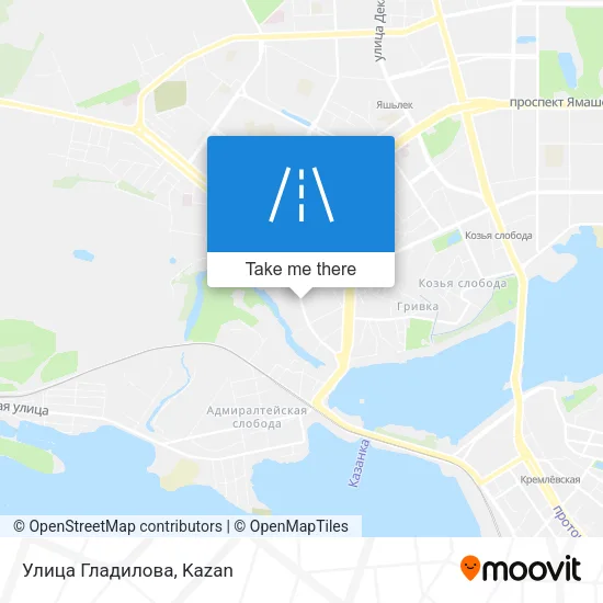 Улица Гладилова map