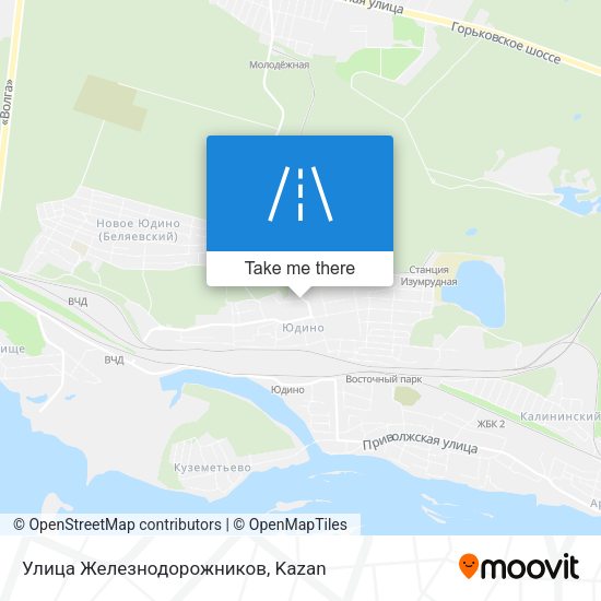 Улица Железнодорожников map