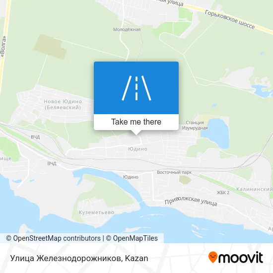 Улица Железнодорожников map