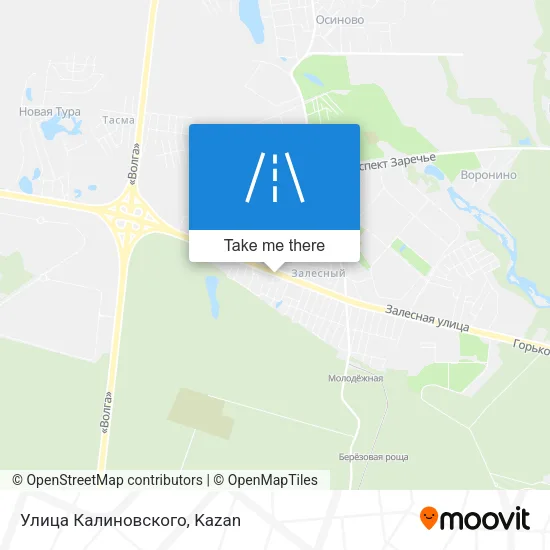 Улица Калиновского map