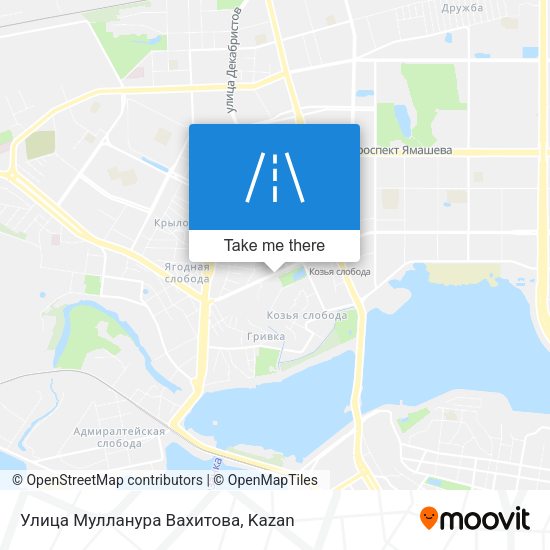 Улица Мулланура Вахитова map